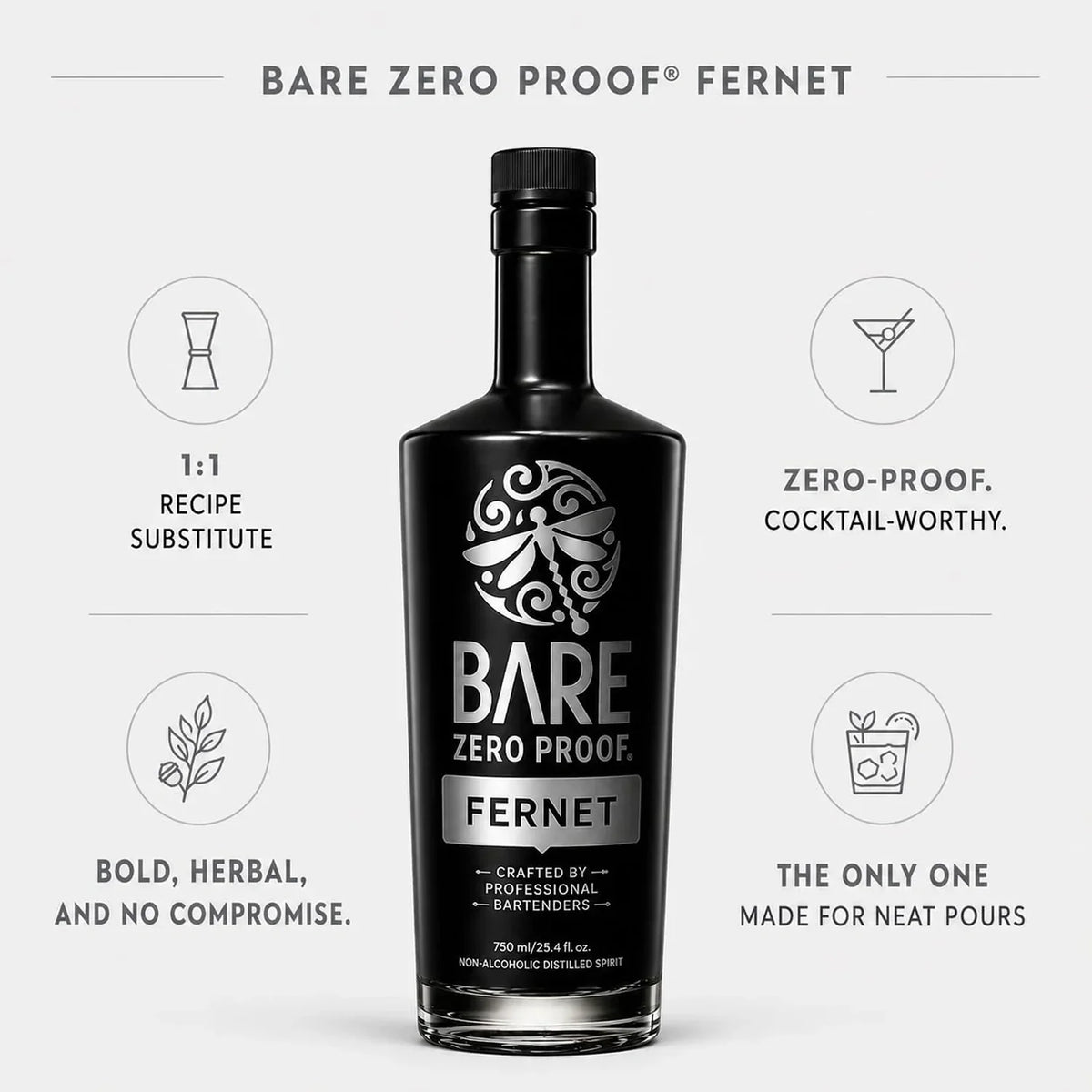 BARE Zero Proof - Fernet Amaro
