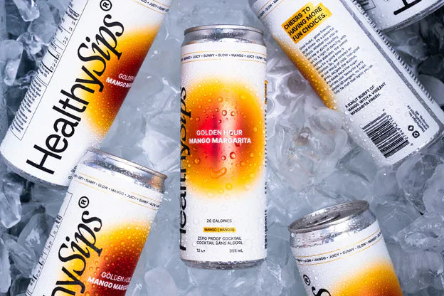 HealthySips - Golden Hour Mango Margarita